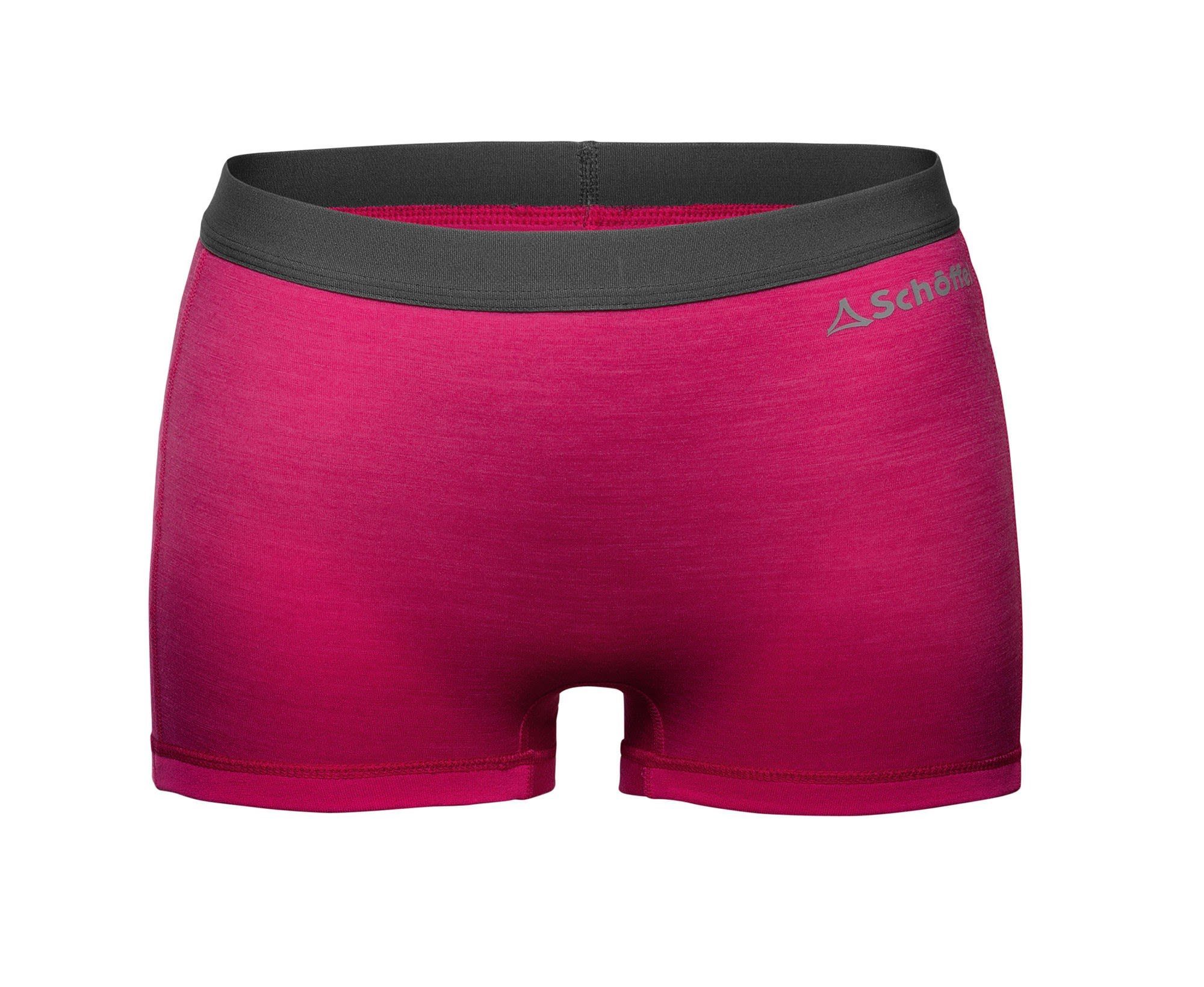 Schöffel Lange Unterhose Schöffel W Merino Sport Boxershorts Damen Kurze Purple Sorbet