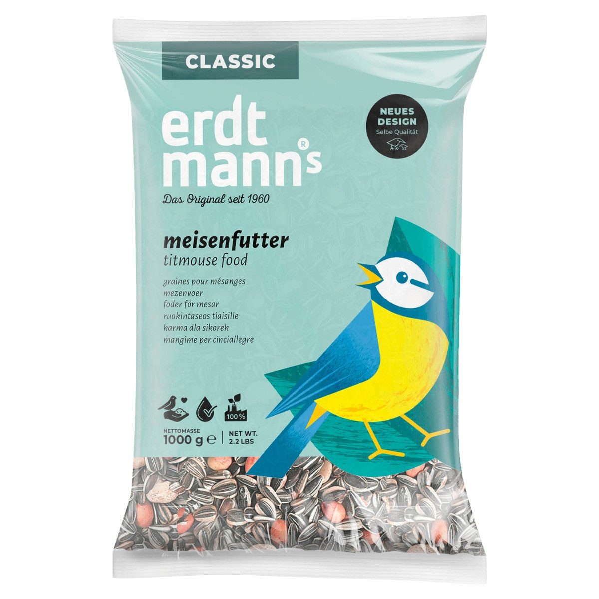 Erdtmann's Meisenfutter 1 kg, für: Vogel