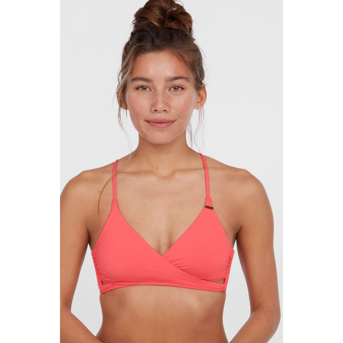 O'Neill Badeanzug Baay TOP Komfortables Bikini-Oberteil mit überkreuzter Front, herausnehmbaren