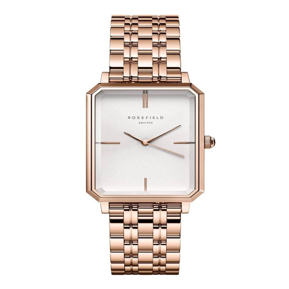 ROSEFIELD Quarzuhr ROSEFIELD Damenuhr Octagon Rosegold günstig online kaufen