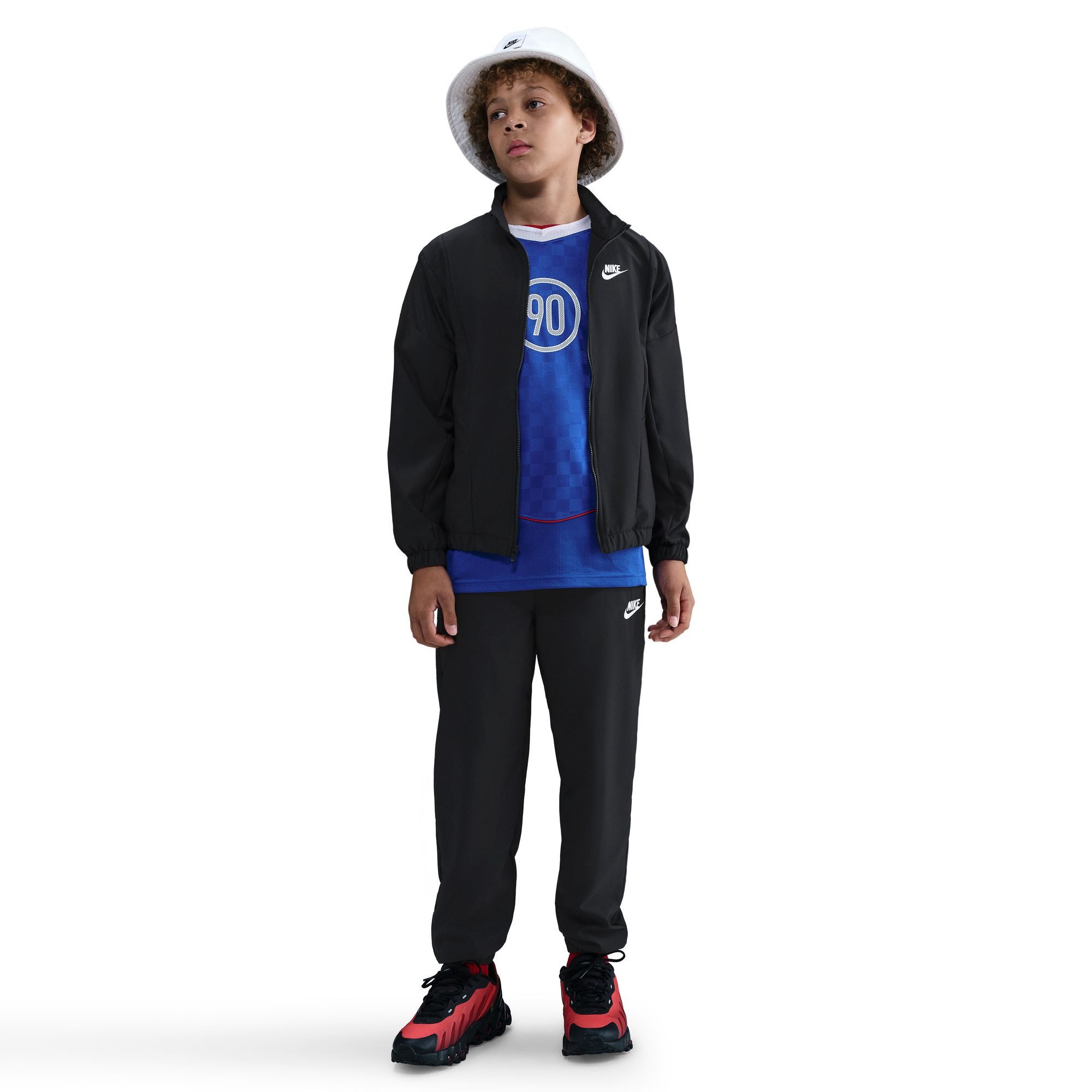 Nike Sportswear Trainingsanzug K NSW TRACKSUIT WVN FZ, Für Kinder und Jugendliche