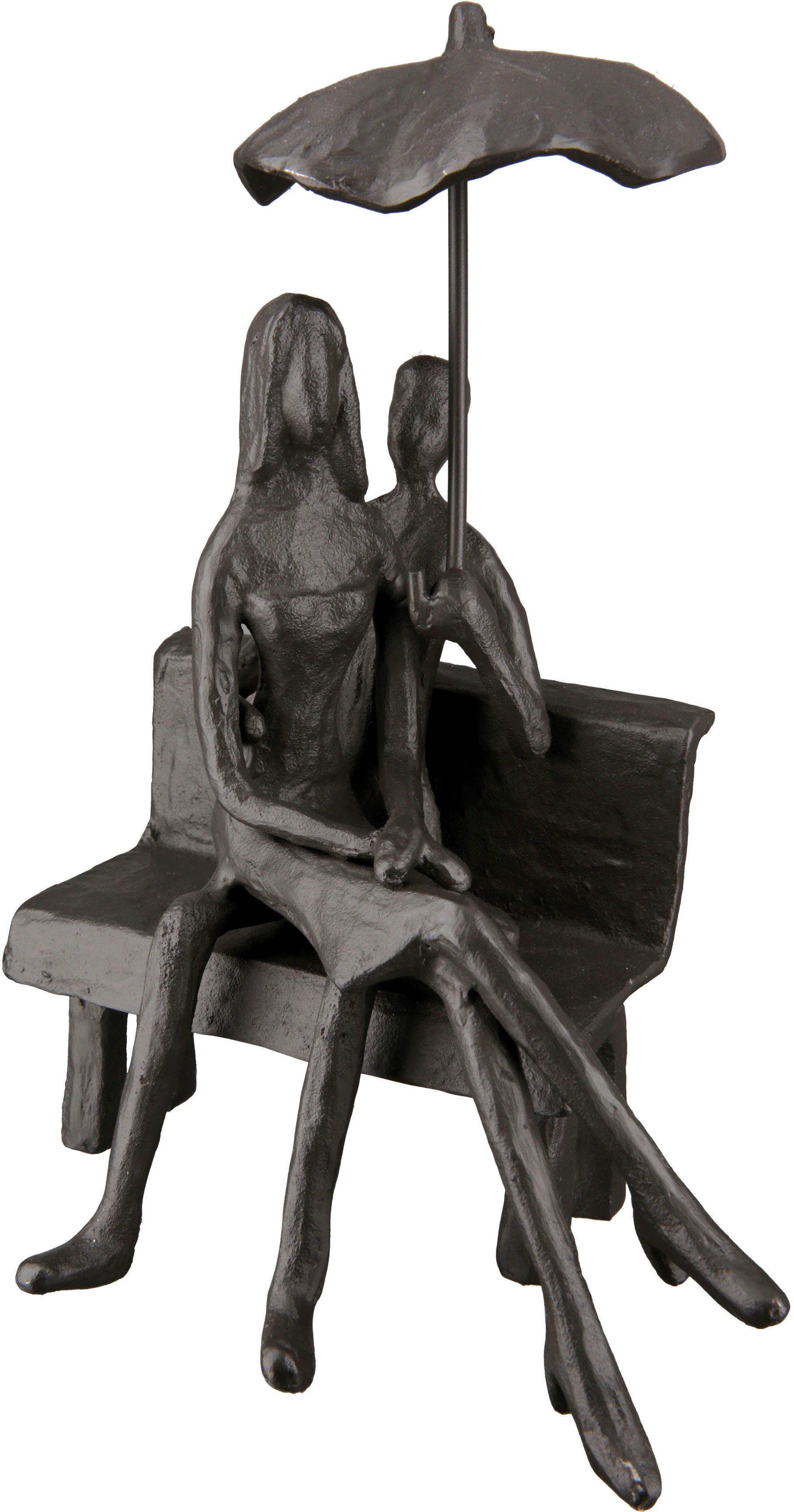 Dekofigur Skulptur Zusammenhalt