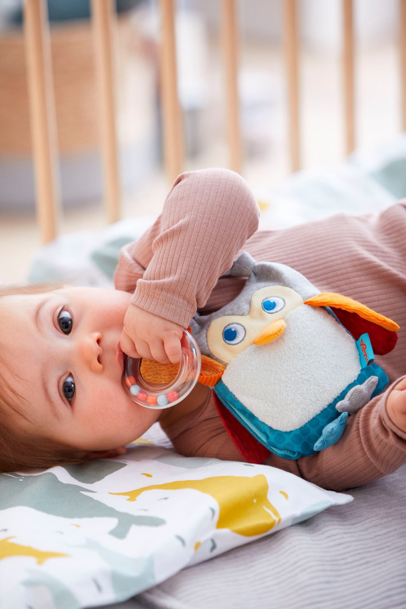 Haba Greifspielzeug Entdeckertuch Eule günstig online kaufen