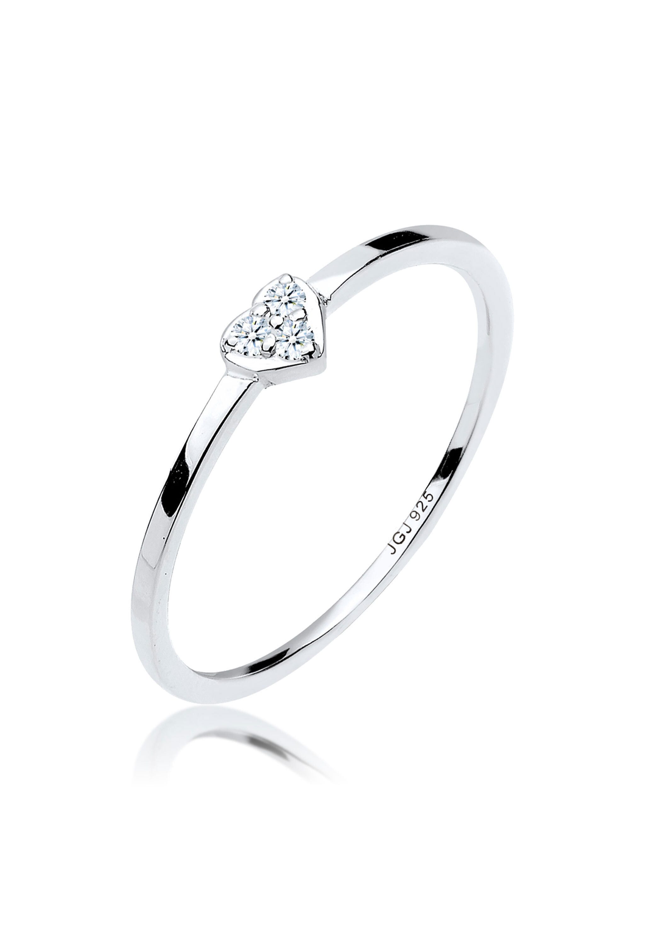 Elli DIAMONDS Verlobungsring Herz Symbol Diamant günstig online kaufen