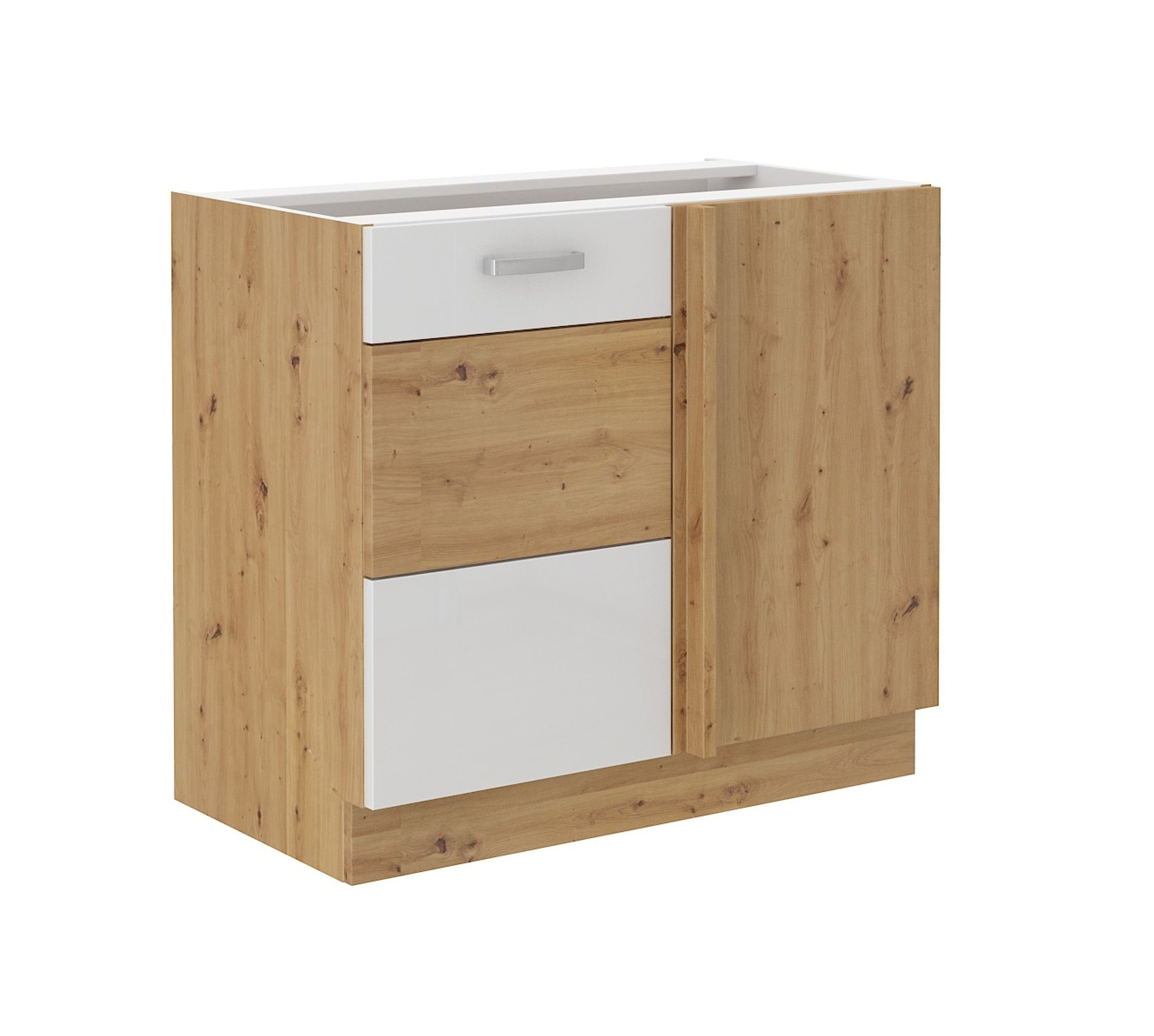 Küchen-Preisbombe Eckunterschrank 105 cm Eiche Artisan günstig online kaufen