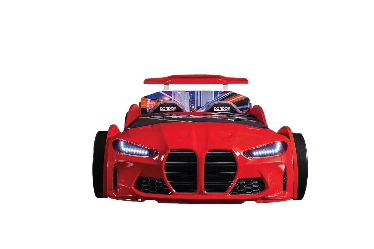 Xlmoebel Autobett Sportwagen-Bett für Kinderzimmer mit fantasievollem Design (Einzelbett, AUTOBETT), Hergestellt in Europa