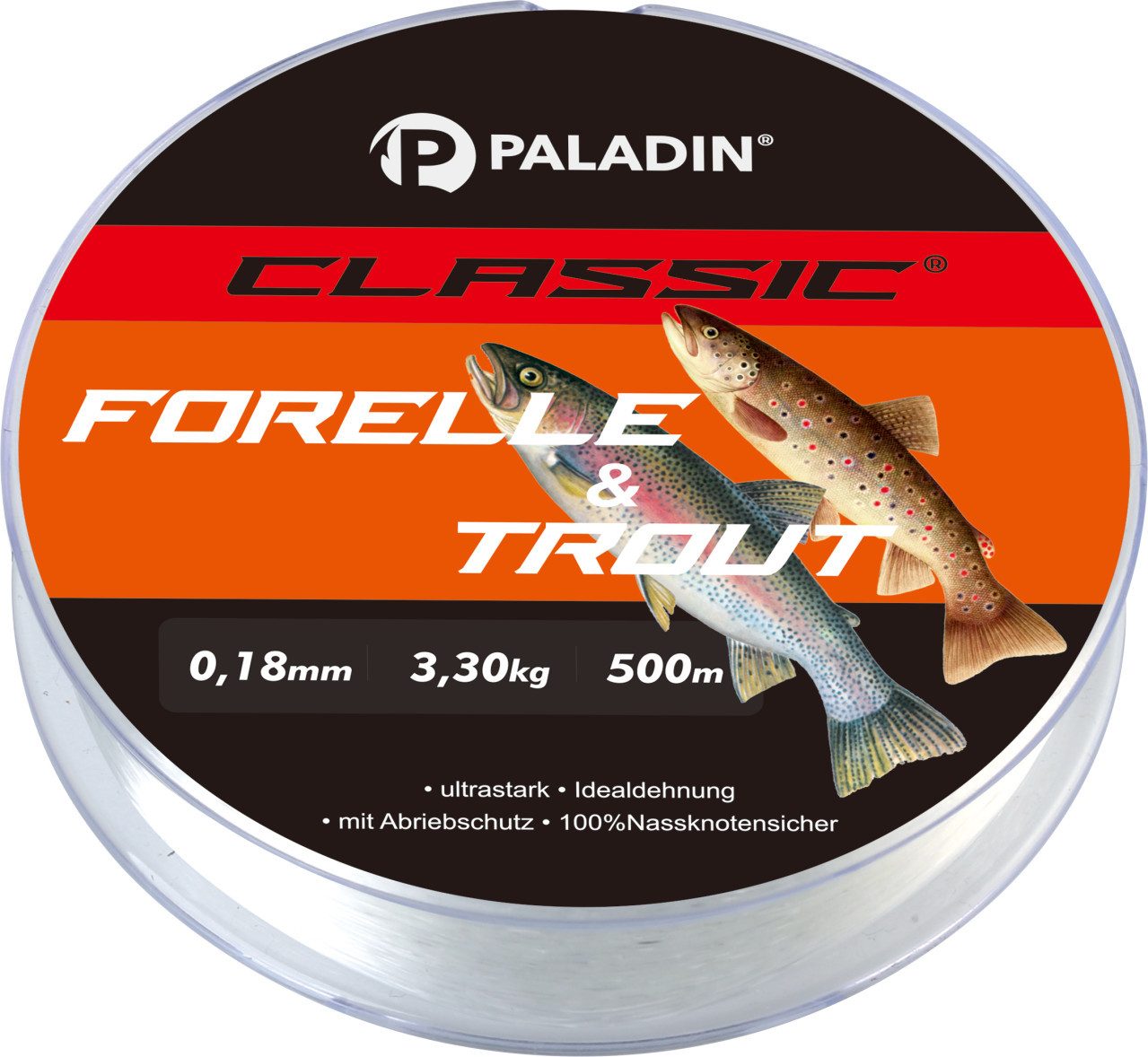 Angelschnur Paladin Angelschnur Forelle 500 m 0,22 mm hellblau