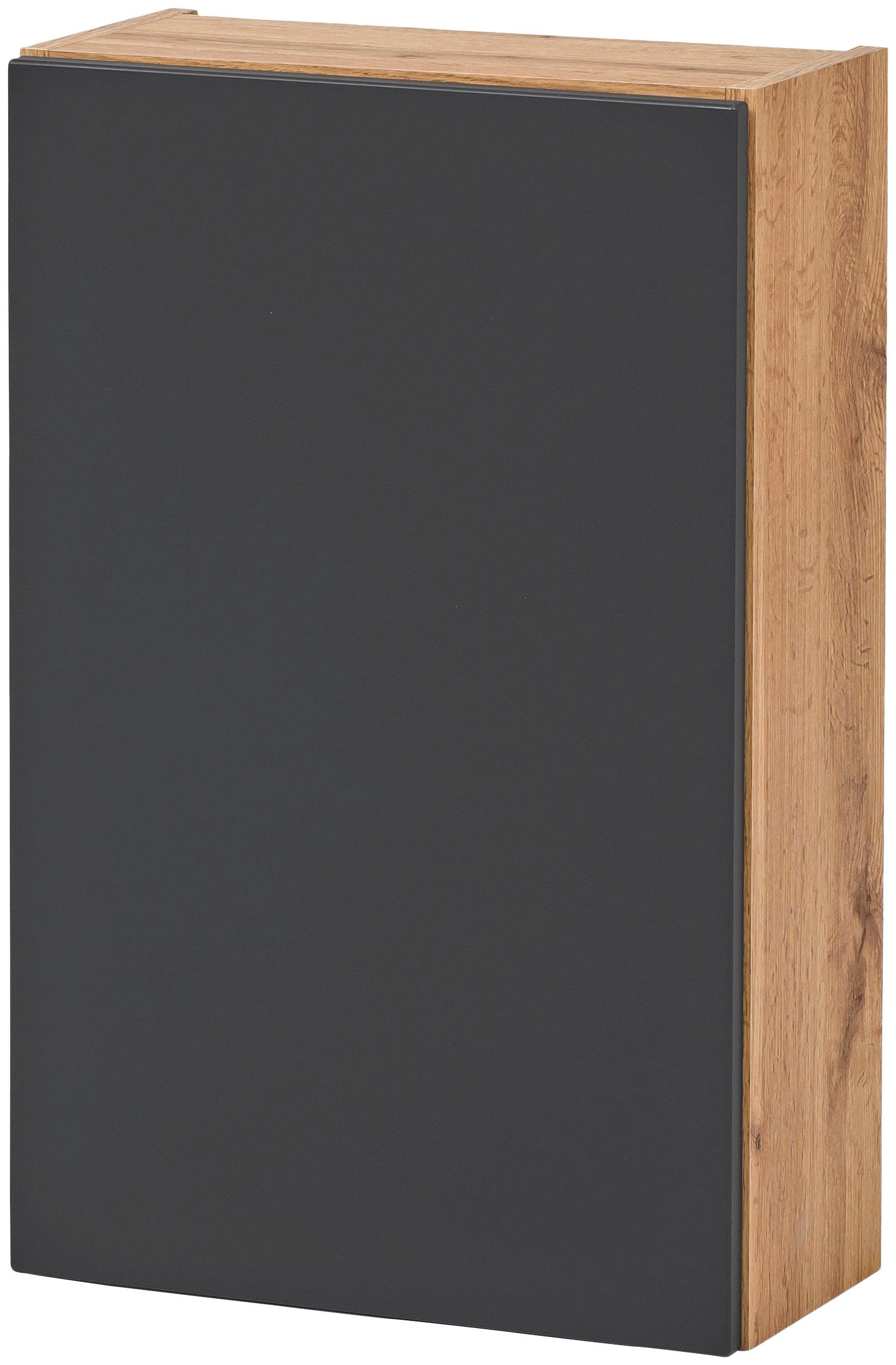 HELD MÖBEL Hängeschrank Kaunas BxTxH: 40x20x64 cm grau | wotaneiche