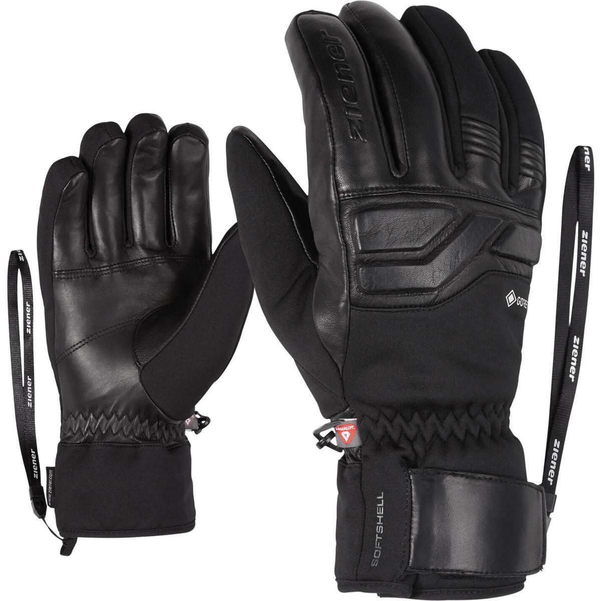 Ziener Skihandschuhe Gin-z GTX PR Glove man Hochwertige Skihandschuhe für Herren mit exzellenter Wärmeisolierung