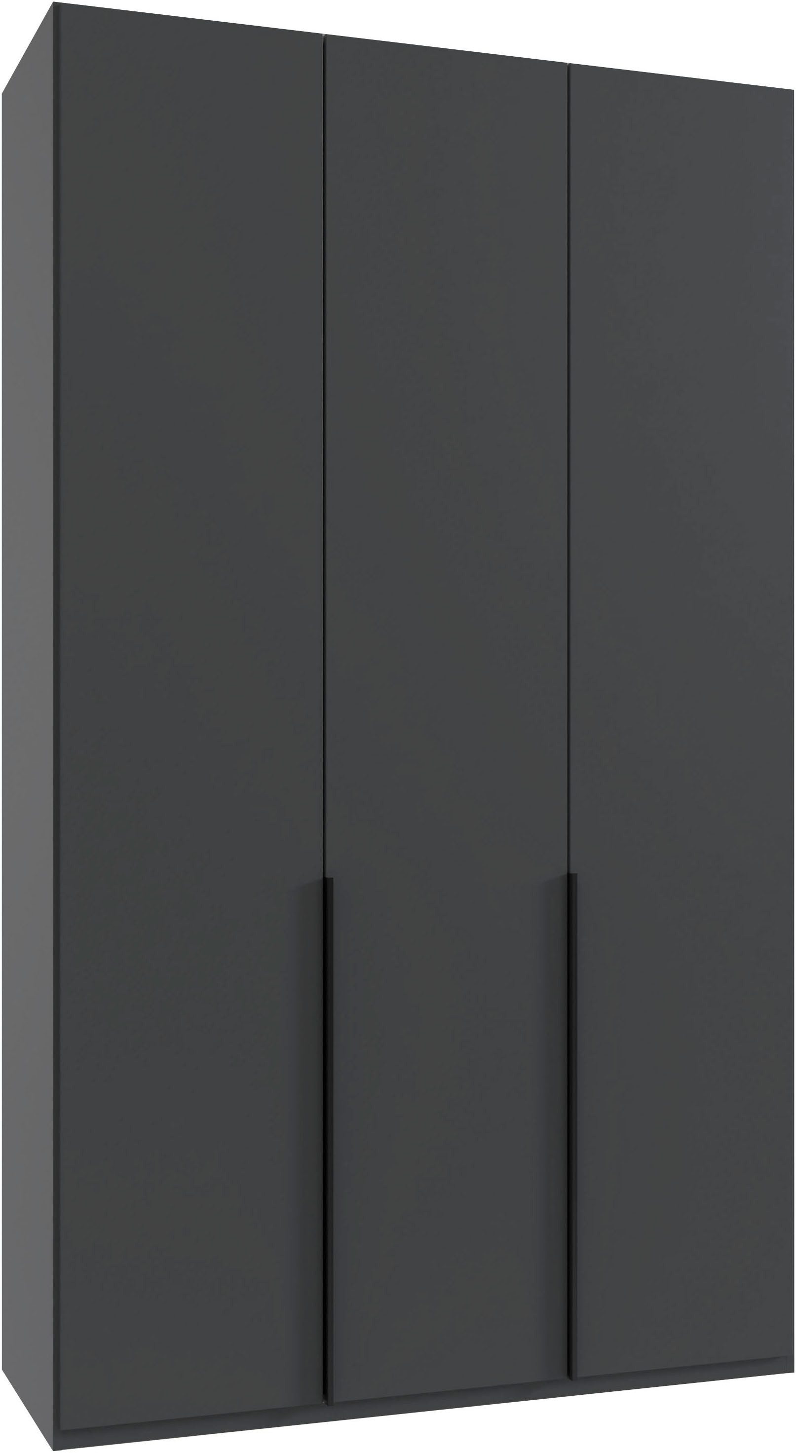 Wimex Kleiderschrank Mugano,in 5 Breiten,2 Höhen,2 Tiefen, viele Farben, Made in Germany (in Basic oder Premium Ausstattung) mit langen Griffen aus Metall, mit oder ohne Spiegel