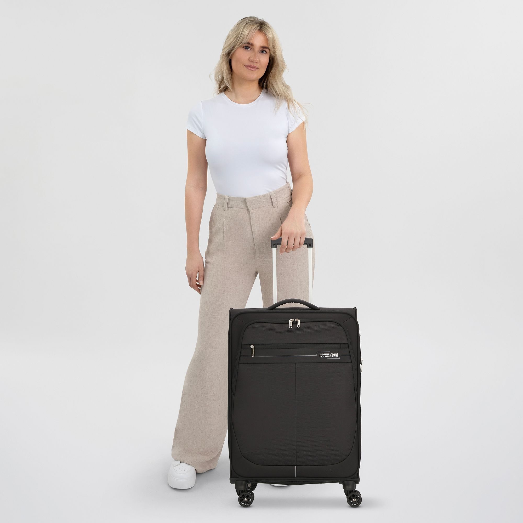 American Tourister® Weichgepäck-Trolley Deep Dive, 4 Rollen, Polyester