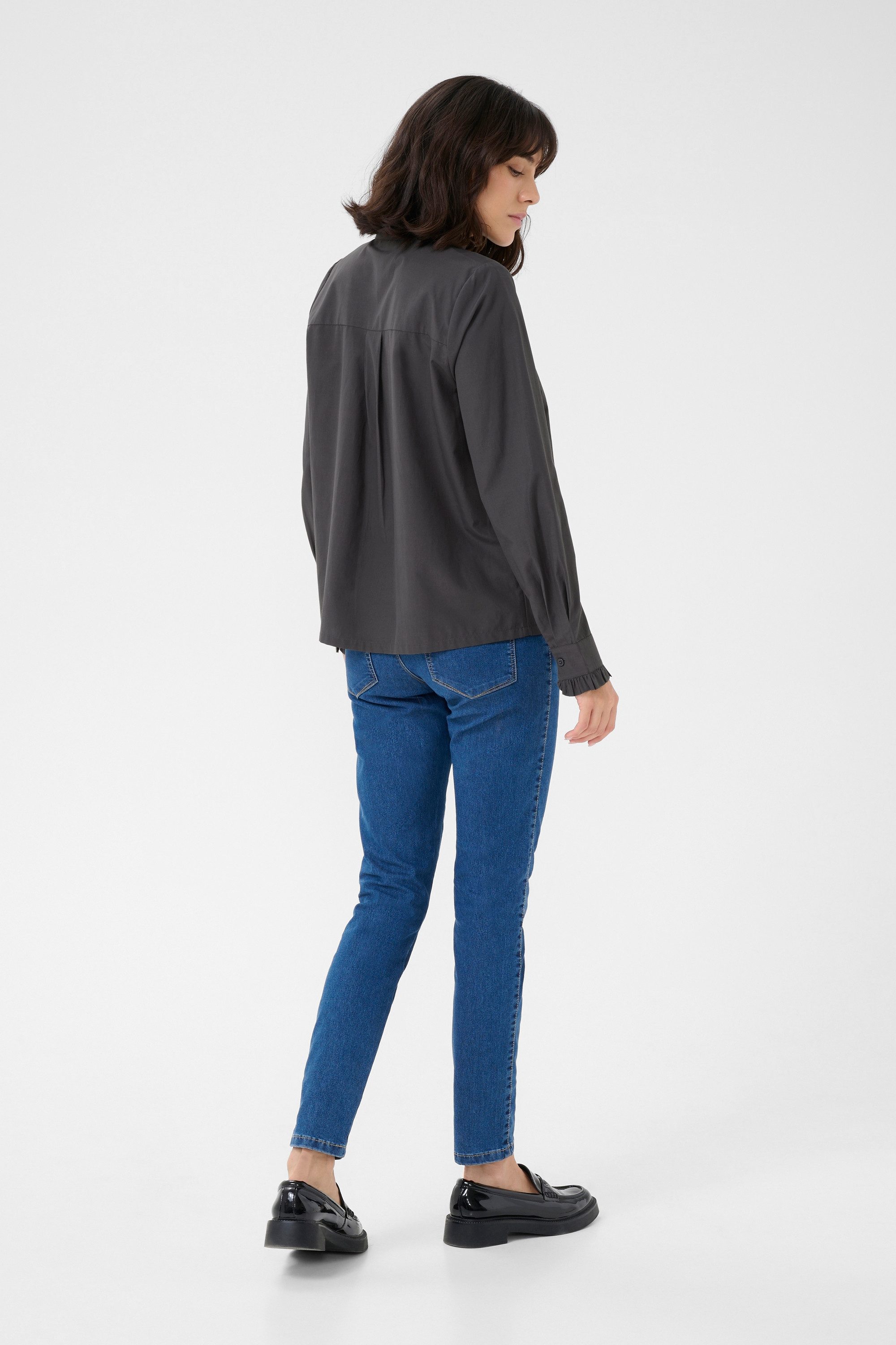 KAFFE Langarmhemd Langarm - Hemd KAida