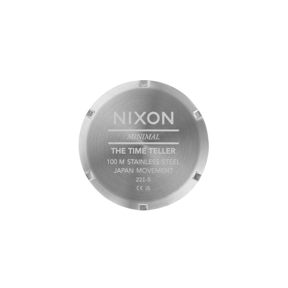 Nixon Luxusuhr Herrenuhr TIME TELLER Silberfarben
