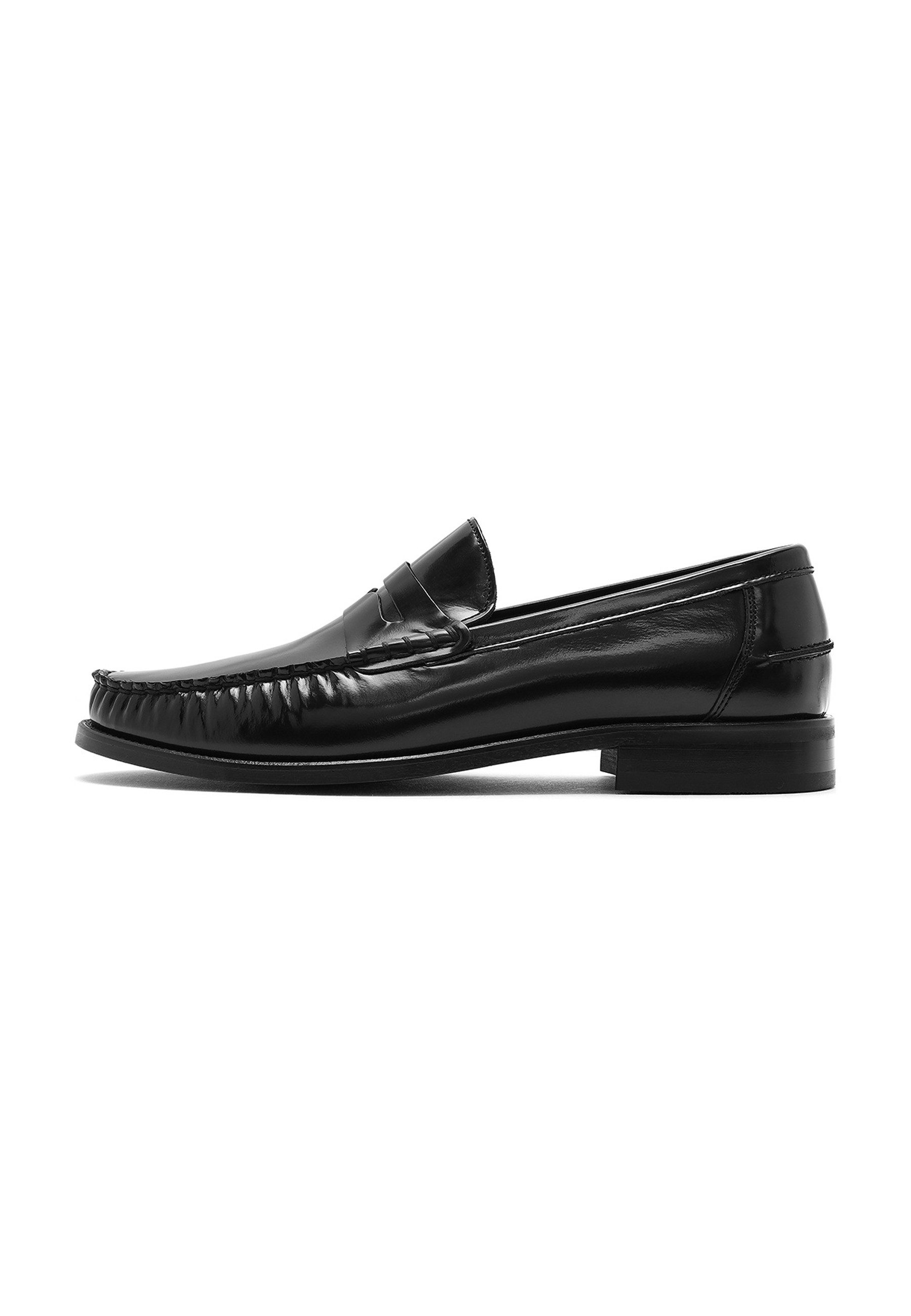 Derimod Klassische Loafer aus Leder Loafer Echtes Leder, Lederfutter, Slip-On-Design, Klassischer Stil