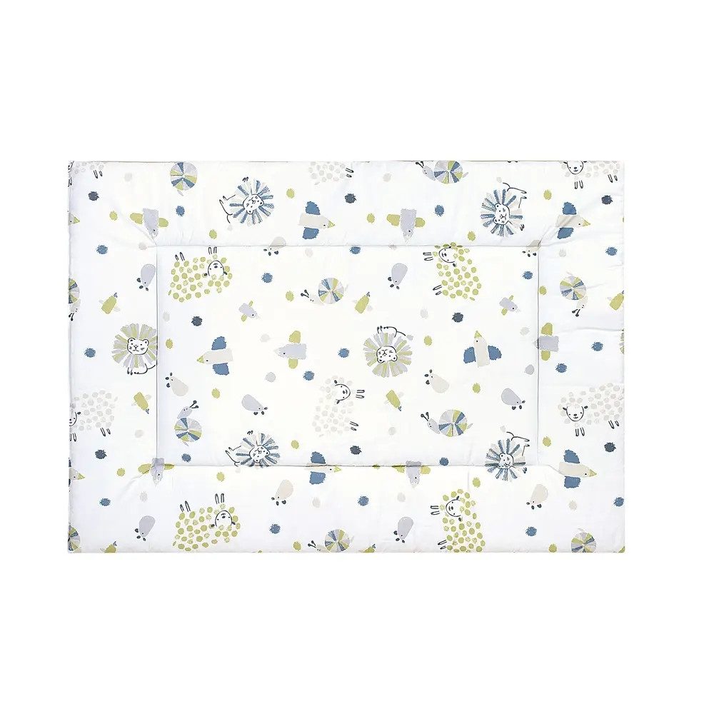 Babydecke Krabbeldecke Gr. 100/135, lion grey, Odenwälder