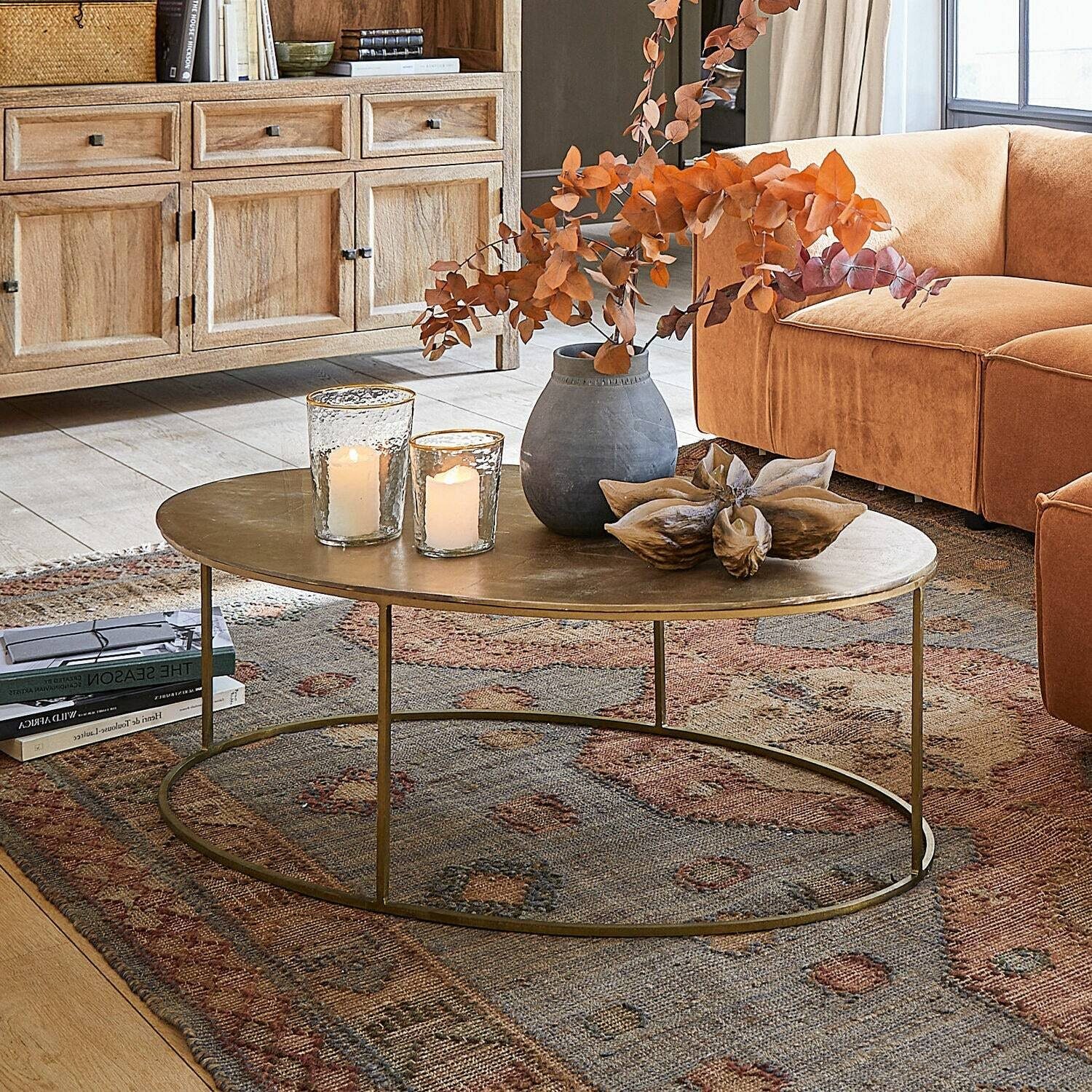 Mirabeau Couchtisch Couchtisch Leron antikgold