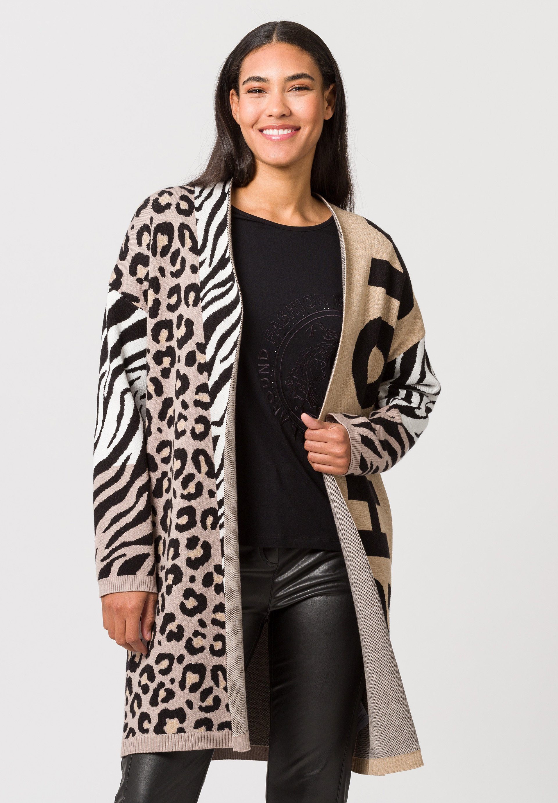 TUZZI Cardigan Longstyle-Cardigan URBAN SOFTNESS