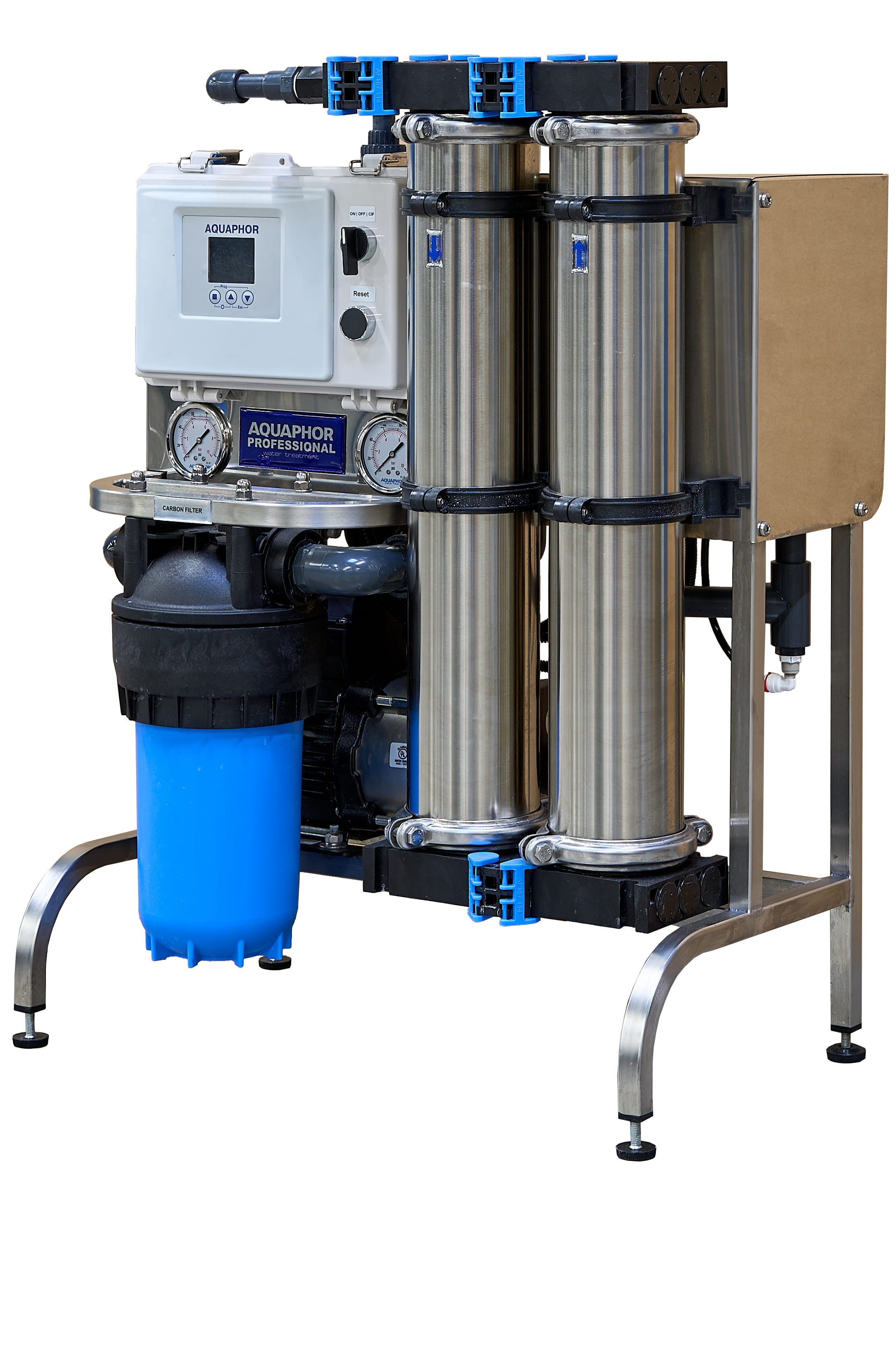 Aquintos Wasseraufbereitung Osmoseanlage Umkehrosmose-Anlage APRO-300-SST, für Umkehrosmose, Edelstahlausführung