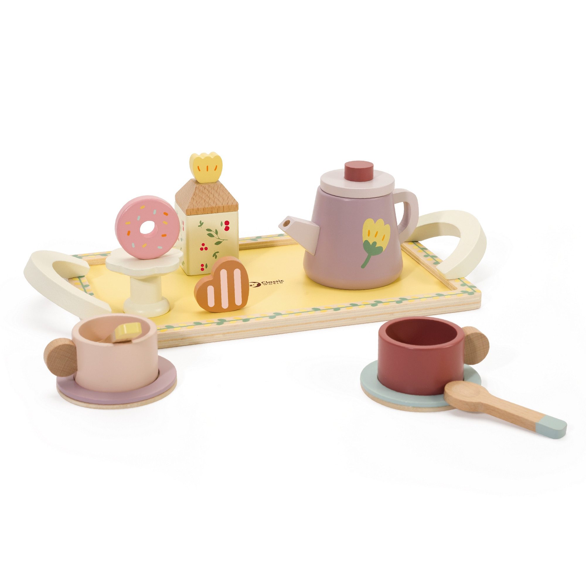 Classic World Kinder-Küchenset Classic World - Tee-Set Grace - 32x15,7x8,3cm - ab 3 Jahre