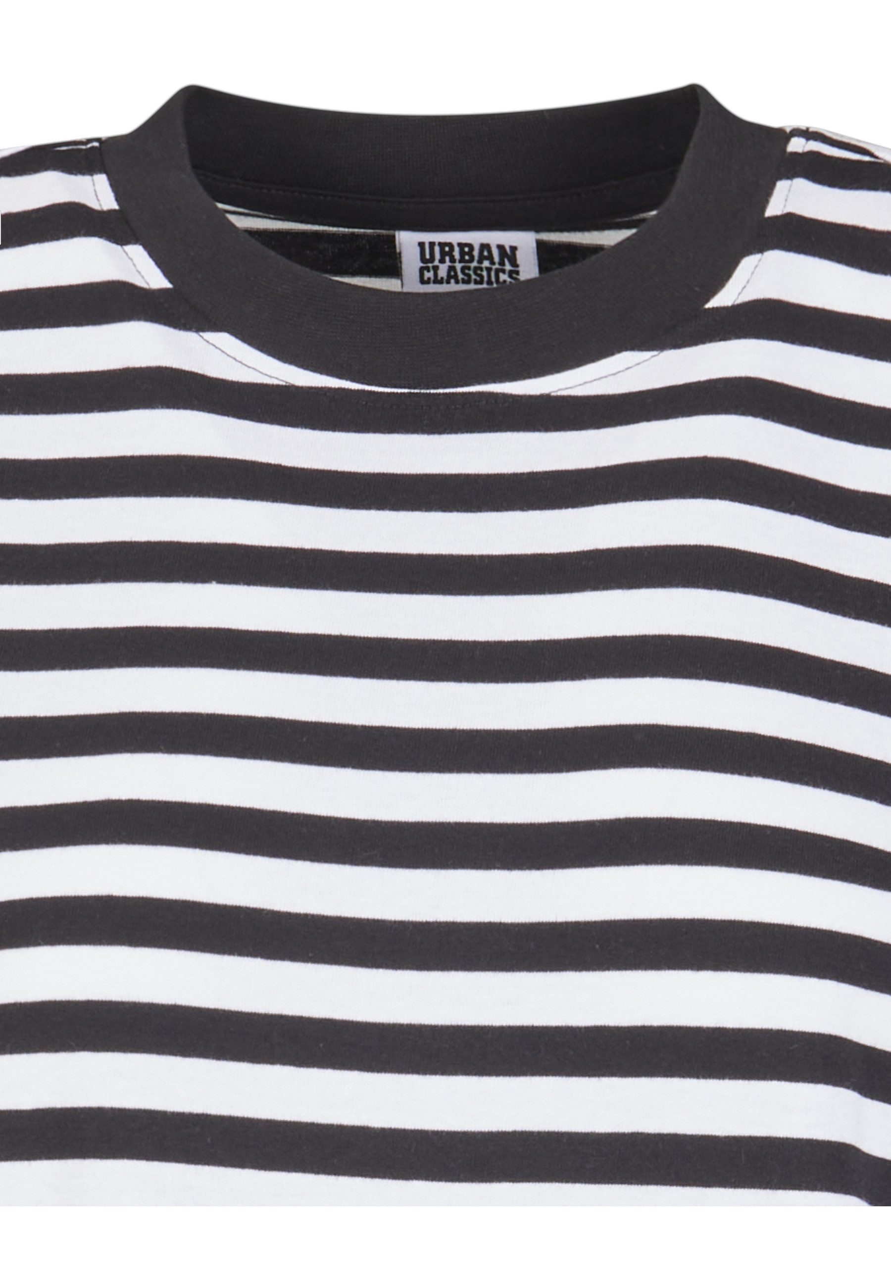 URBAN CLASSICS Shirtkleid Urban Classics Damen Ladies Oversized Striped Tee Dress (1-tlg)