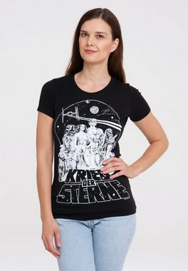 LOGOSHIRT T-Shirt Krieg der Sterne - Star Wars mit coolem Frontprint