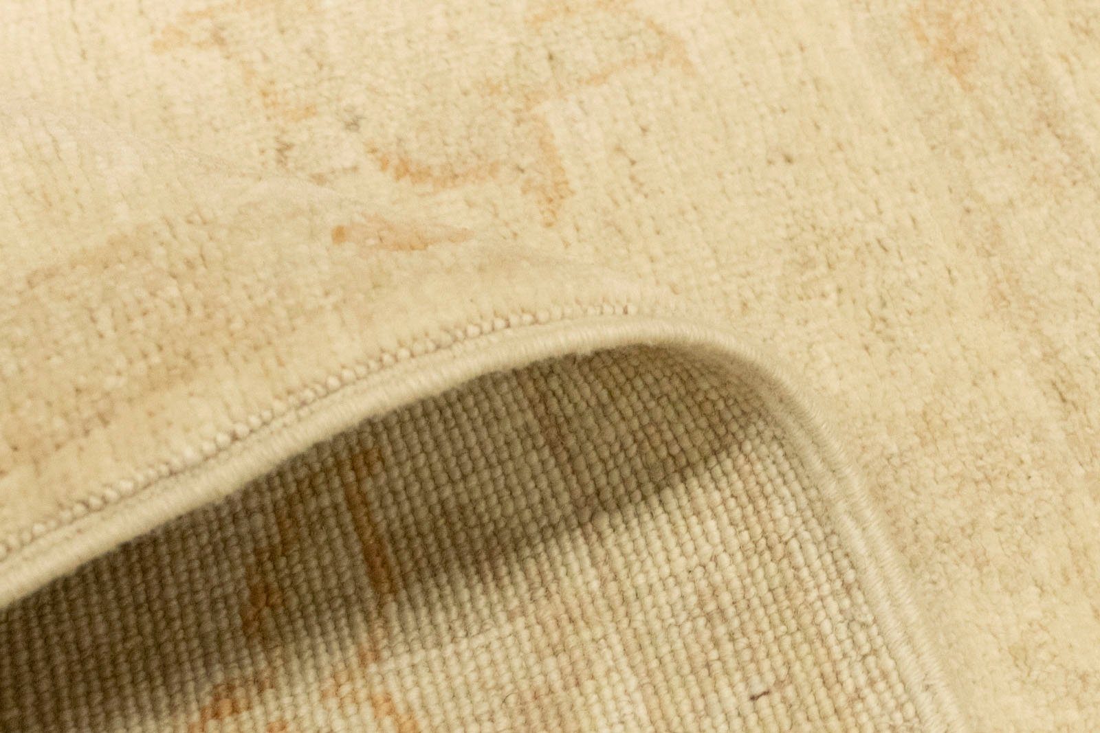 morgenland, Farahan Wollteppich beige, 7 mm Höhe: rechteckig, Teppich handgeknüpft