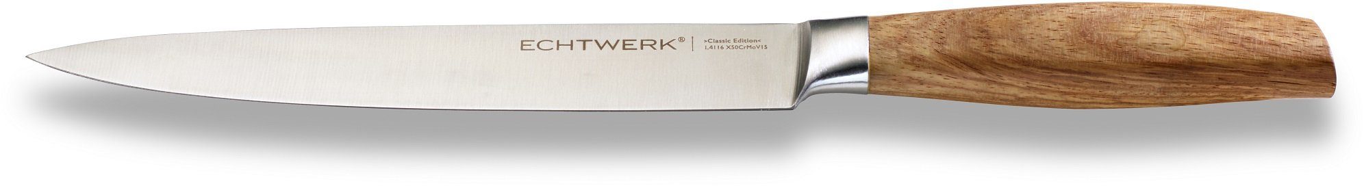 ECHTWERK Schinkenmesser Akazienholz Edition, Edelstahl, aus Griff 20 Filetiermesser, Classic Klingenlänge cm,
