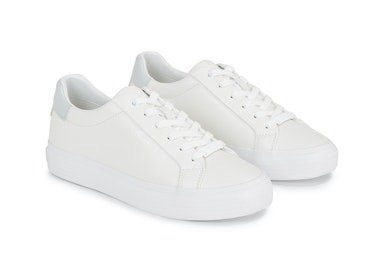 Calvin Klein VULC LACE UP NANO FOX-LTH Plateausneaker zum Schnüren, Freizeitschuh, Halbschuh, Schnürschuh