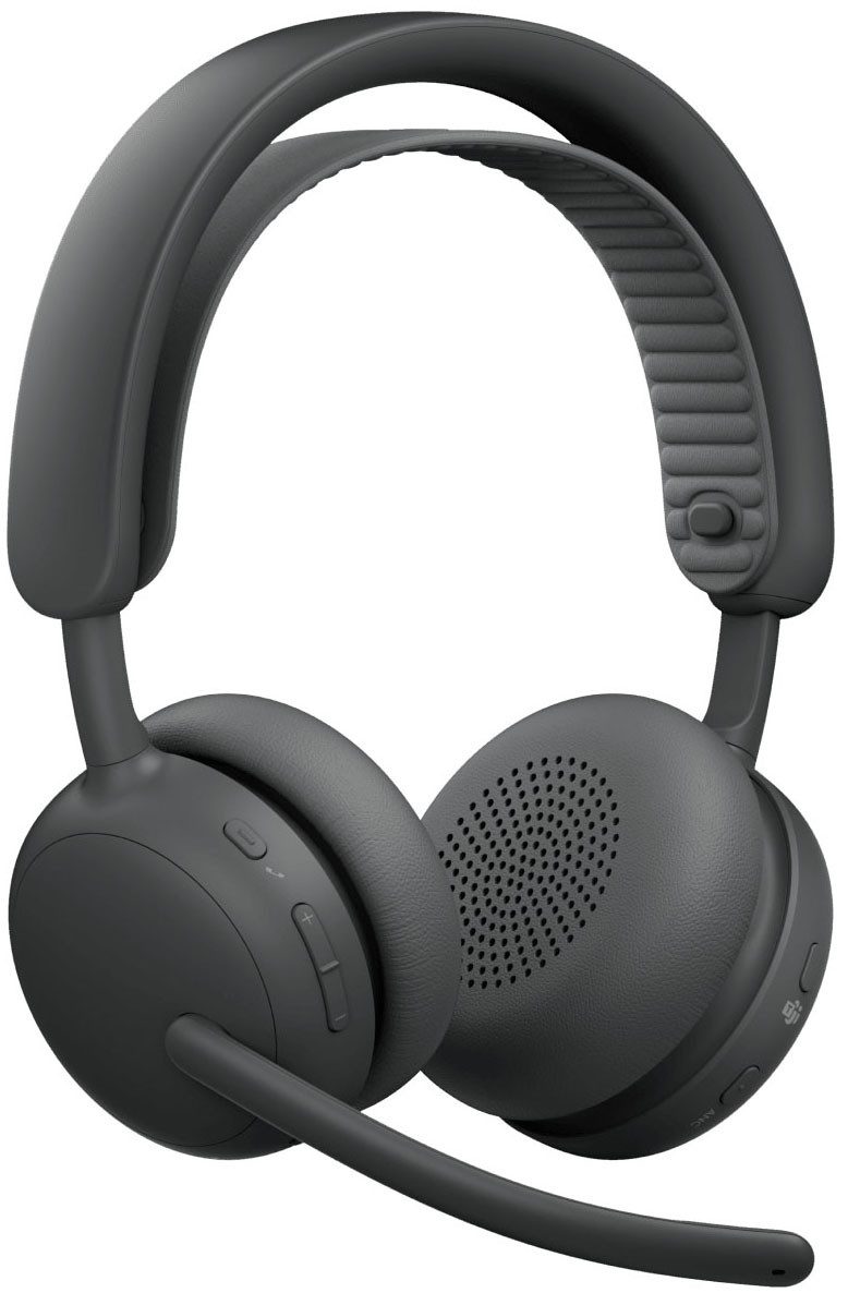 Logitech Zone Wireless 2 ES for Business (Teams Version) Wireless-Headset (Active Noise Cancelling (ANC), Audio-Chat-Funktionen, integrierte Steuerung für Anrufe und Musik, A2DP Bluetooth, Bluetooth, SPP, HFP, HSP, AVRCP Bluetooth)