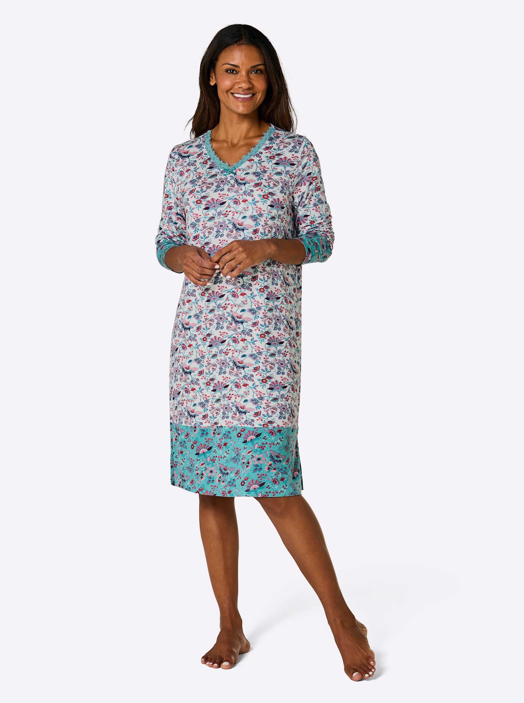 Witt Nachthemd Nachthemd Langarm