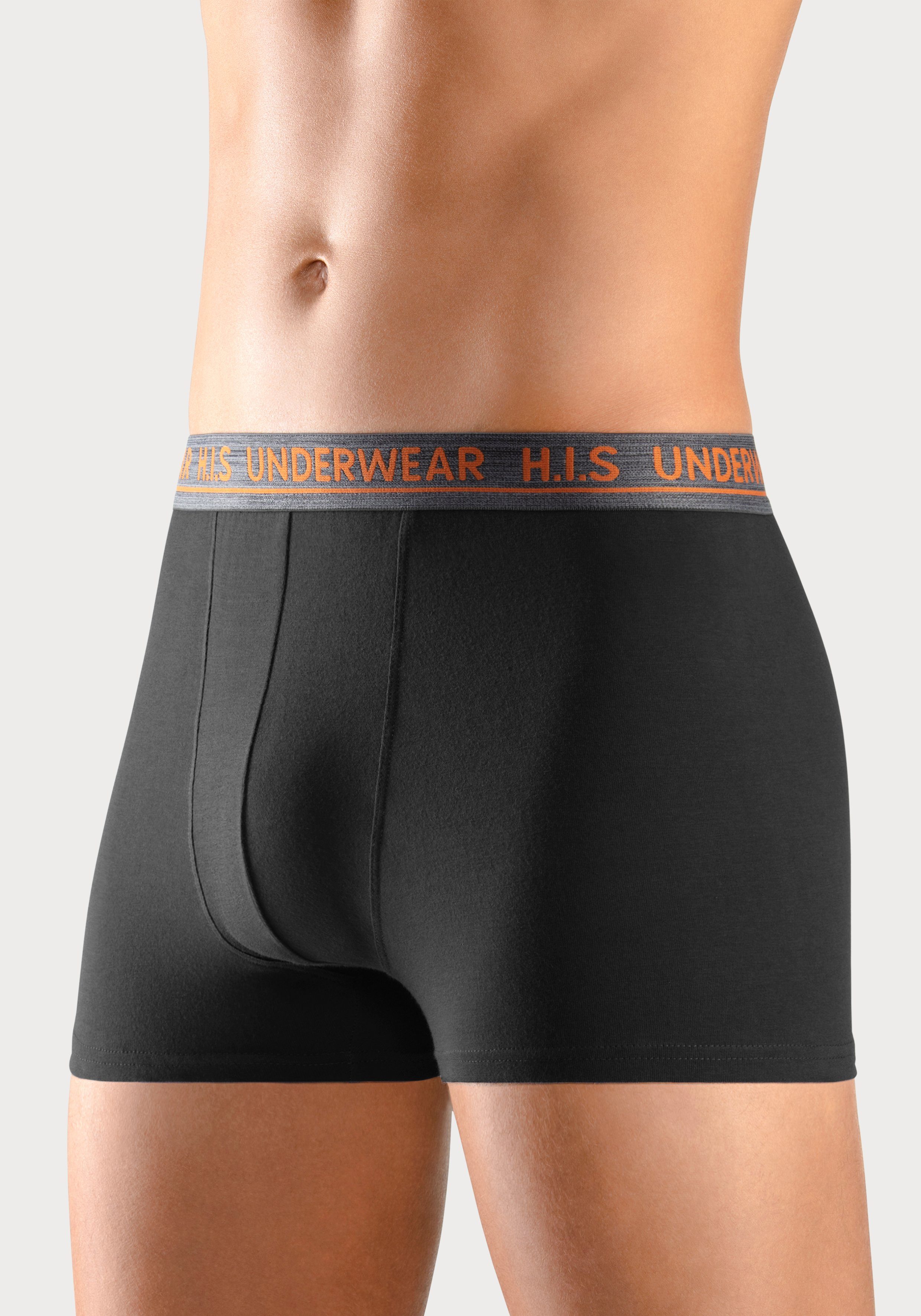 H.I.S Boxer Boxershorts für Herren (Packung, 4-St) mit bequemem Stretchbündchen – Bild 4 von 5