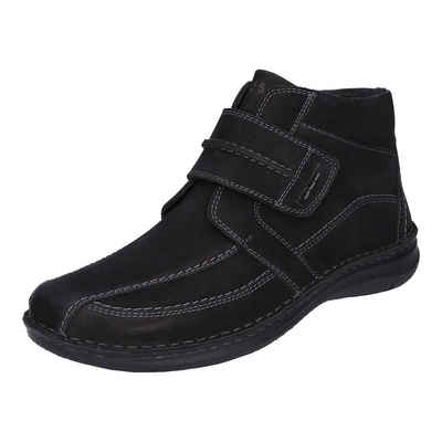 Josef Seibel Herren Leder Klett-Boots schwarz extra weit Josef Seibel Anvers 95 Klettboot