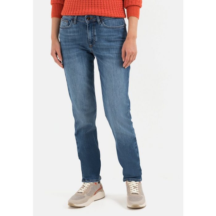 camel active 5-Pocket-Jeans Jeans aus Baumwollmischgewebe Straight Fit