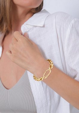 Elli Armband Zopfkette Ringverschluß Farbe Gold für Damen