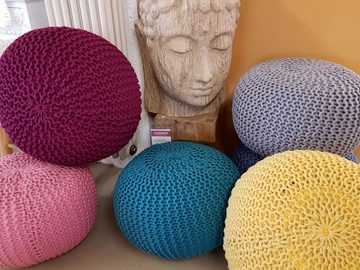 soma Sessel Soma Pouf Sitzpuff Strick Velours Sitzhocker Strickhocker Sitzpouf Bod, Stuhl Sessel Sitzplatz Sitzmöbel