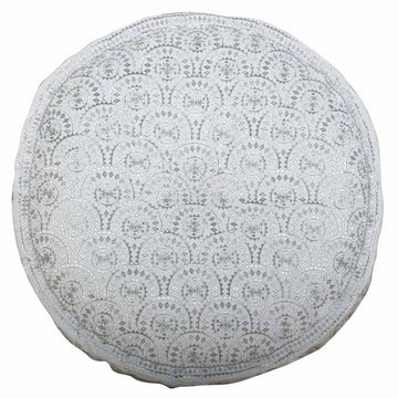 Casa Moro Chillkissen Mandala Bodenkissen Naima Ø 60cm Höhe 20cm Pouf bestickt, in drei Farben