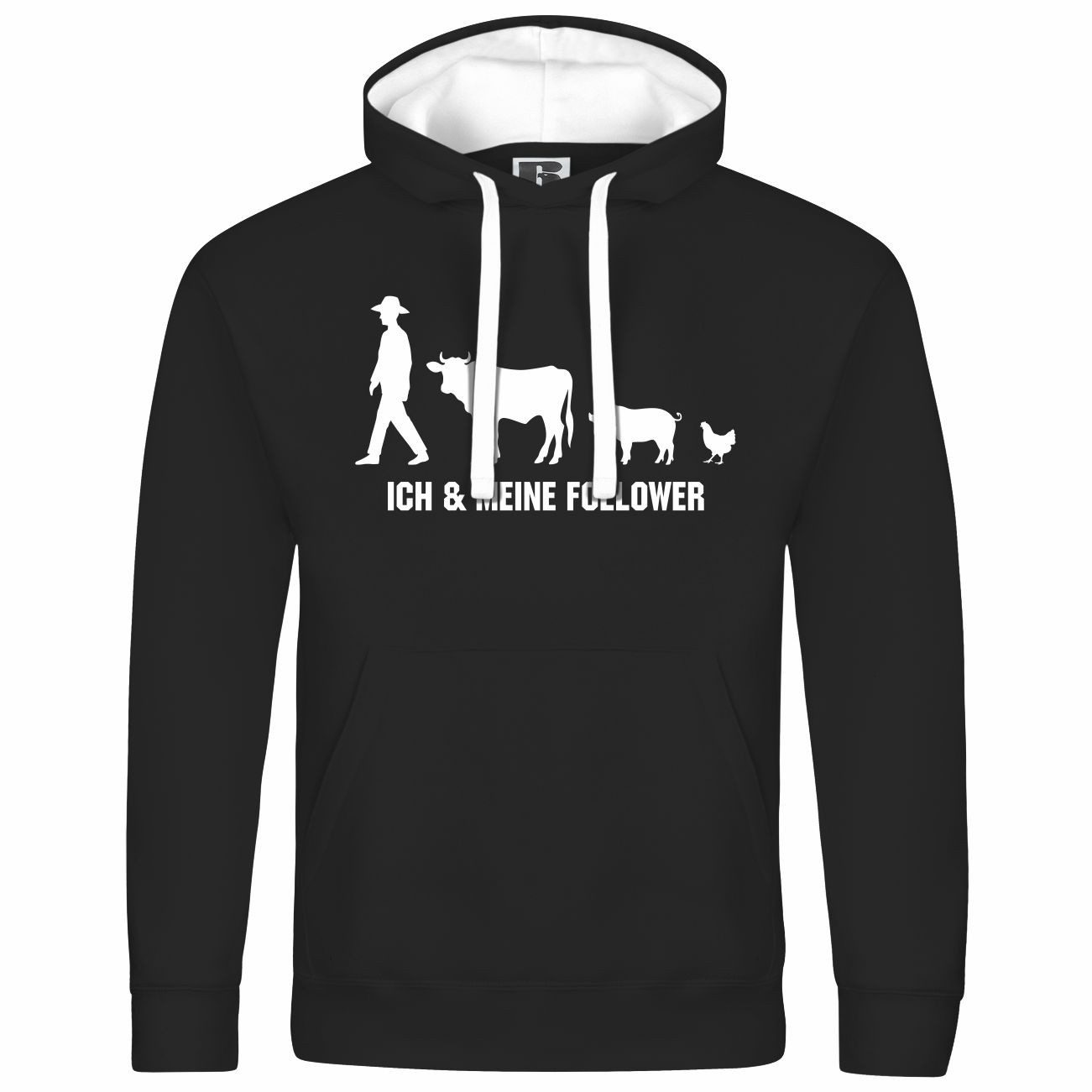 Kapuzenpullover Herren Kapuzenpullover Ich und meine Follower
