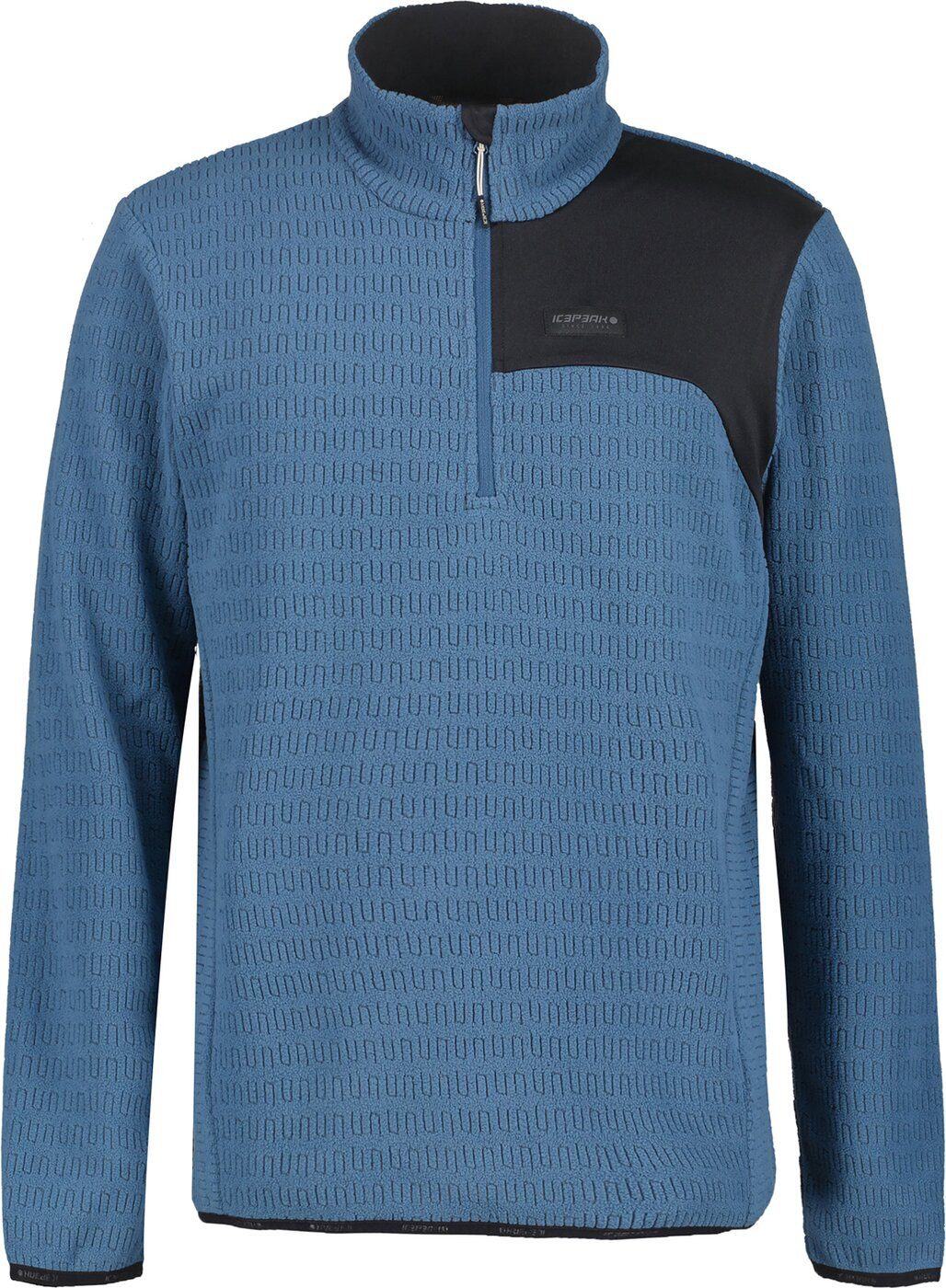 Icepeak Rollkragenshirt BRADY Herren Thermo-Rolli blau/schwarz