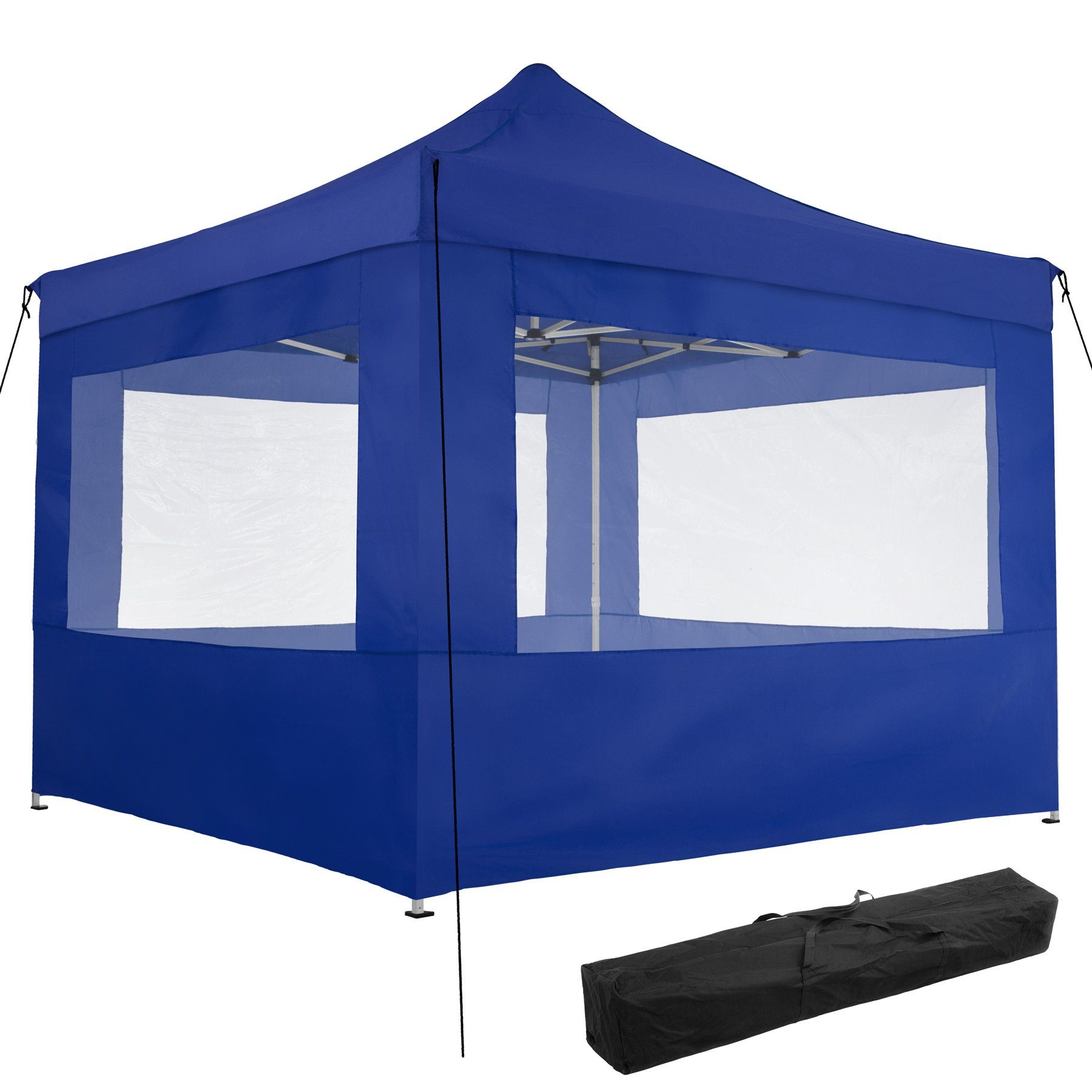 tectake Pavillon »Faltbarer Garten Pavillon 3x3m mit 4 Seitenteilen