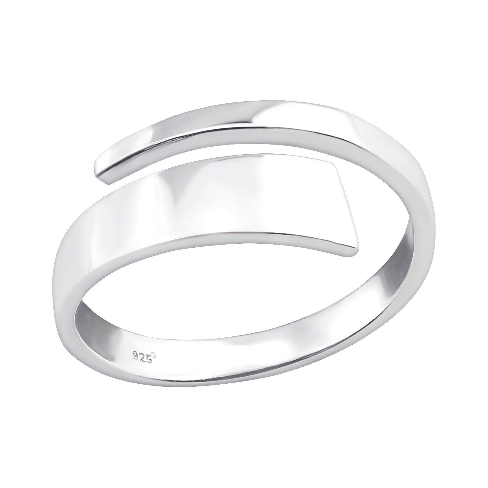 Order & Smile Schmuck Silberring Offener Ring Damen Silber 925 günstig online kaufen