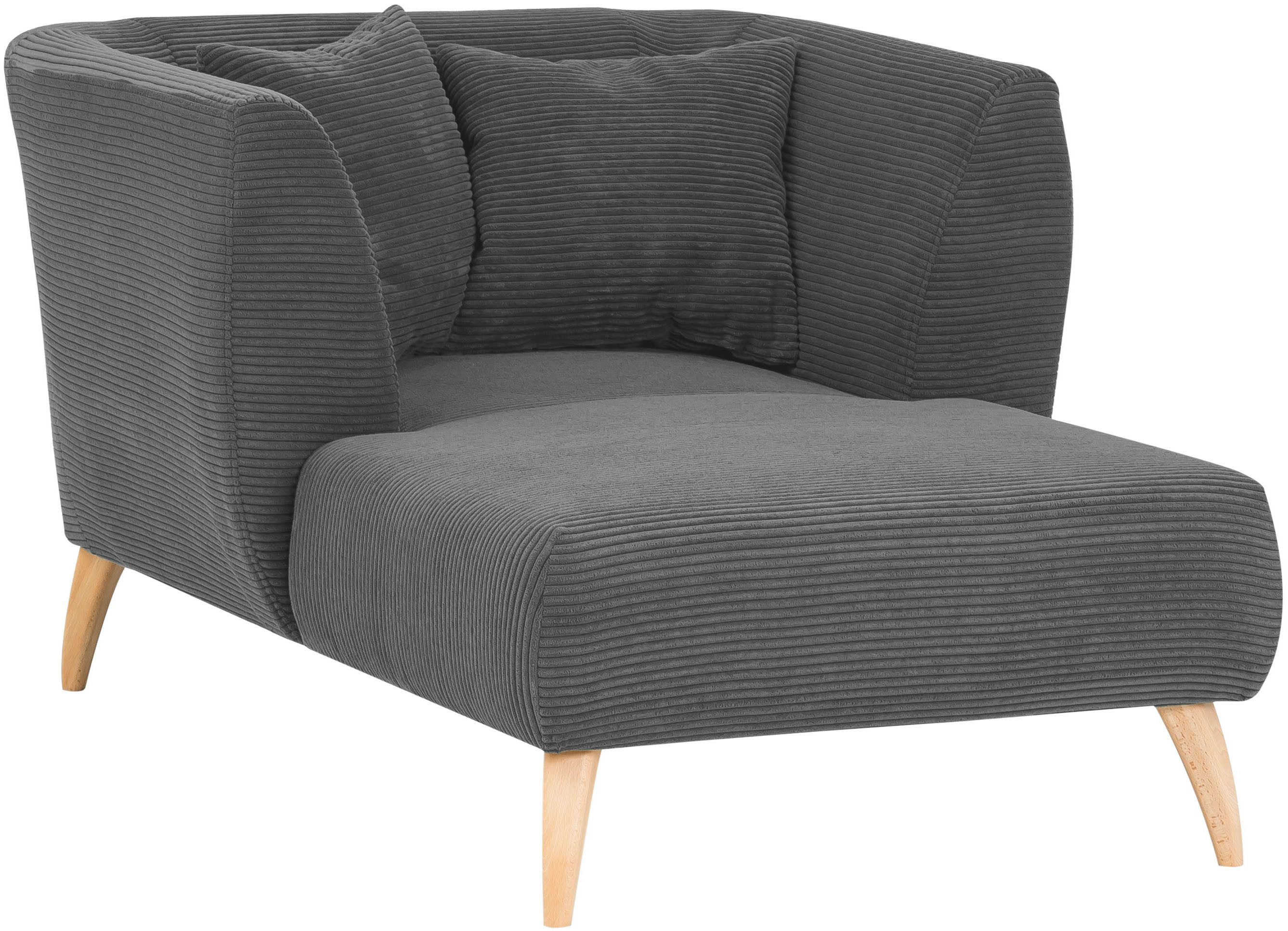 Home affaire Relaxsessel Lazio modern und bequem, schmale Armlehnen, tolle Detailverarbeitung, zwei verschiedene Fußfarben wählbar