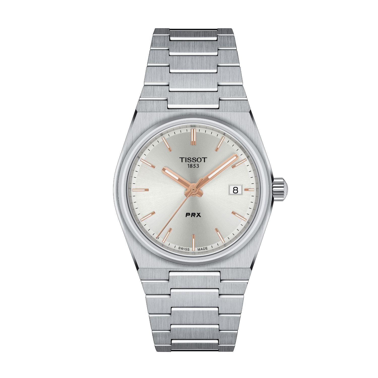 Chronograph Tissot Damen Uhr Prx T1372101103100 Silber/champagner