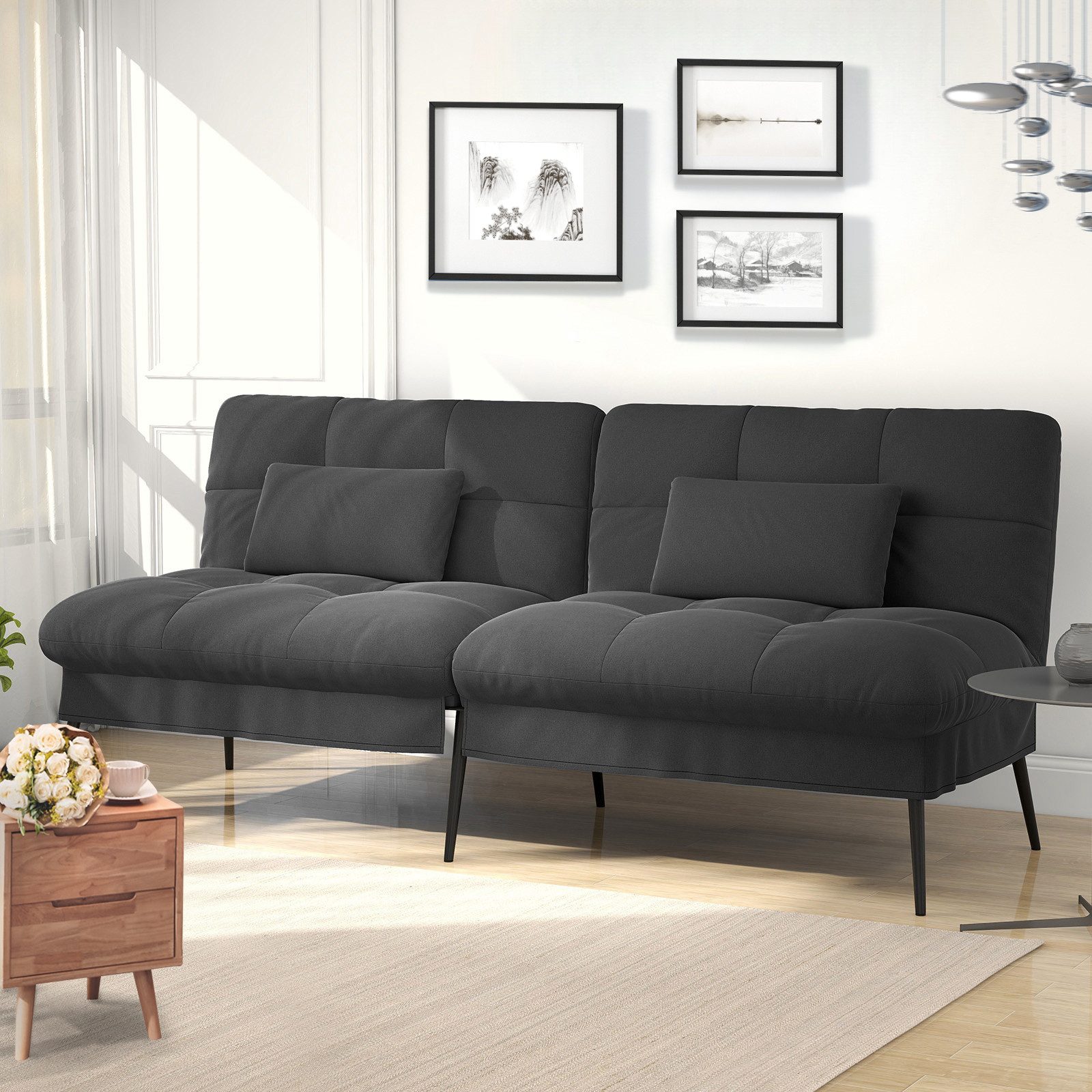 COMHOMA Schlafsofa Bettsofa mit Schlaffunktion, Klappsofa, günstig online kaufen
