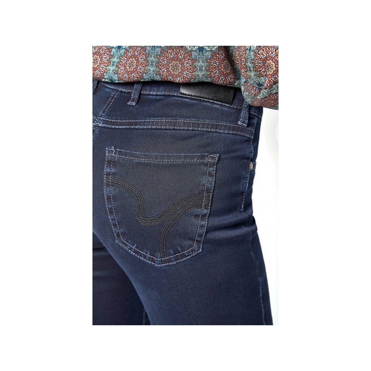 TONI (1-tlg) 5-Pocket-Jeans anthrazit