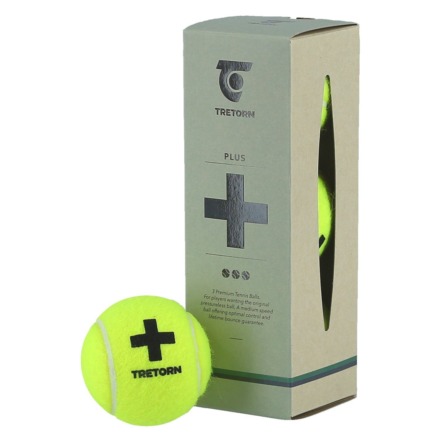 Tretorn Tennisball Plus Training gelb Dose 3er