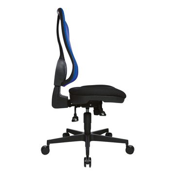 TOPSTAR Schreibtischstuhl Headpoint SY, Muldensitz, Punkt-Synchronmechanik, Netzrückenlehne, (ohne Armlehnen)