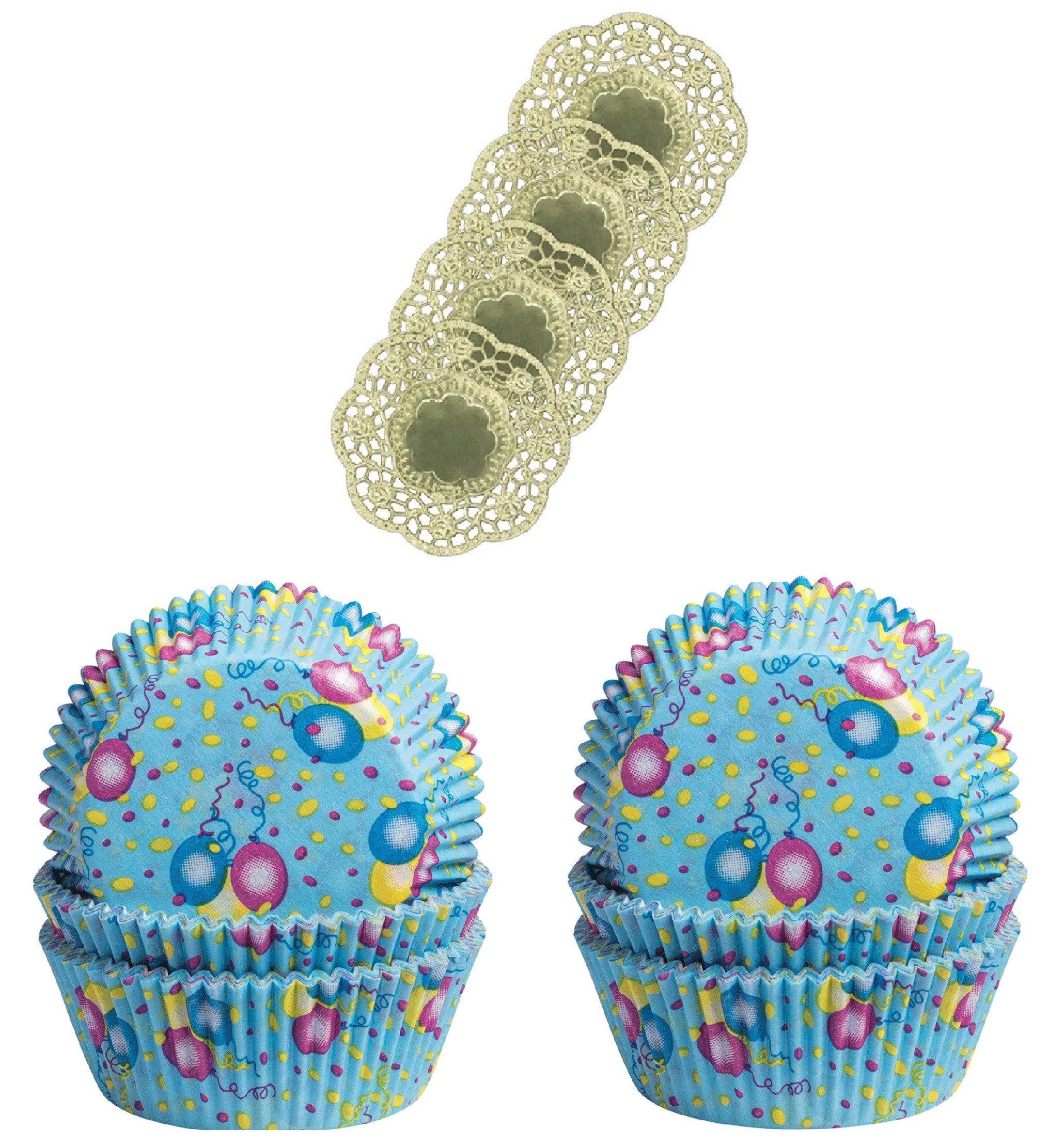 HARFINGTON Cupcake-Förmchen, 50 Stück – Lila Papier-Backförmchen Für Hochzeit, Geburtstag & Party