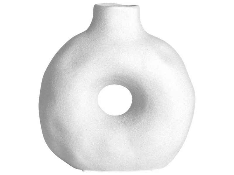 WAYSENS Dekovase Skandi Vase, Dekovase Nordic weiß matt, klein, Dekovase, Tischvase, Dekoration