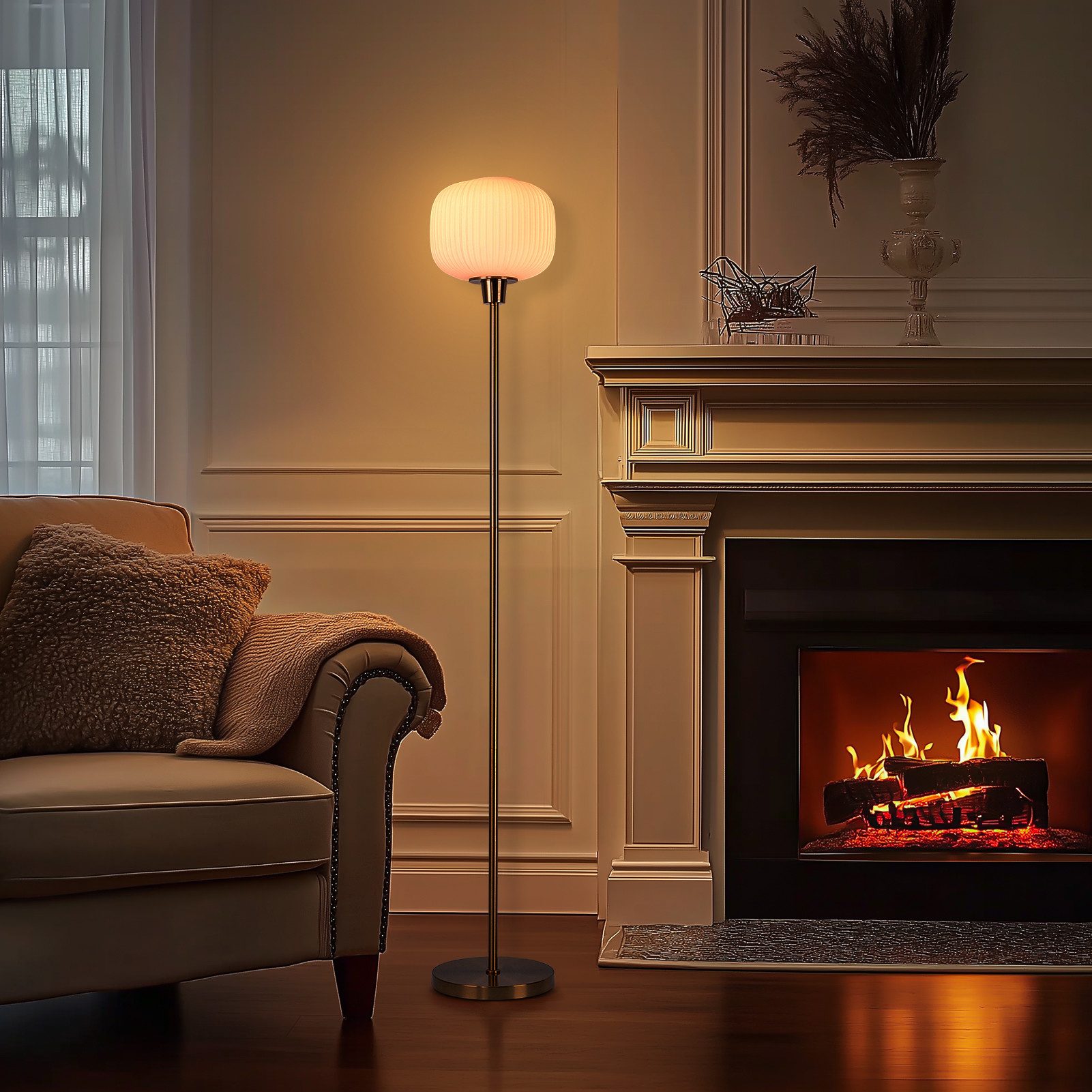 Tukrool Stehlampe Stehleuchte verstellbare Bogen Stehlampe65"hoch günstig online kaufen