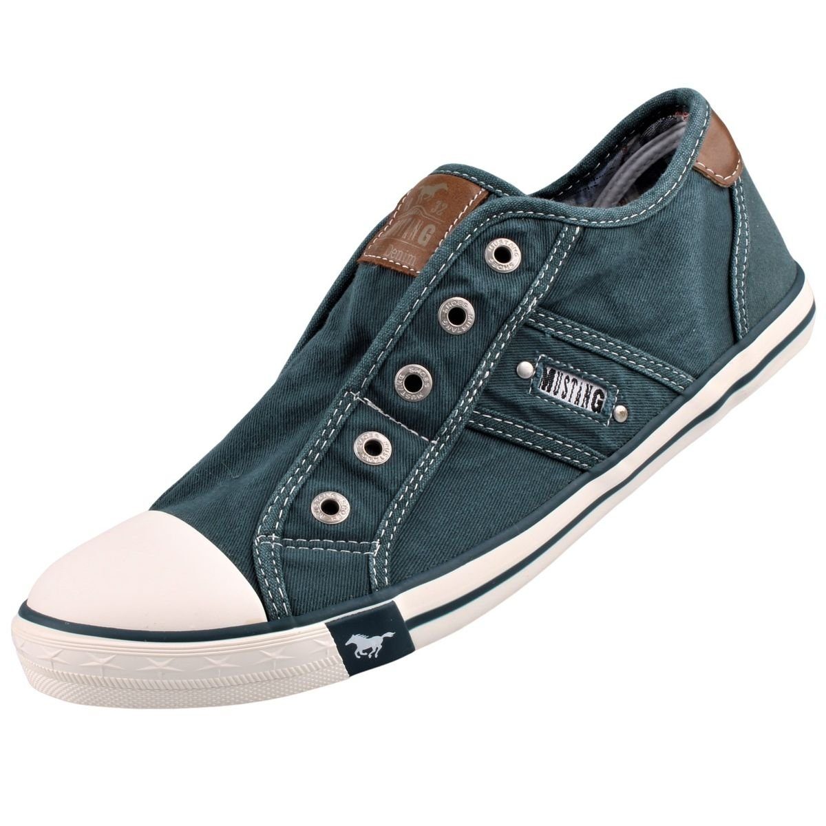 Mustang Shoes 1099401/87 Sneaker blau/grün